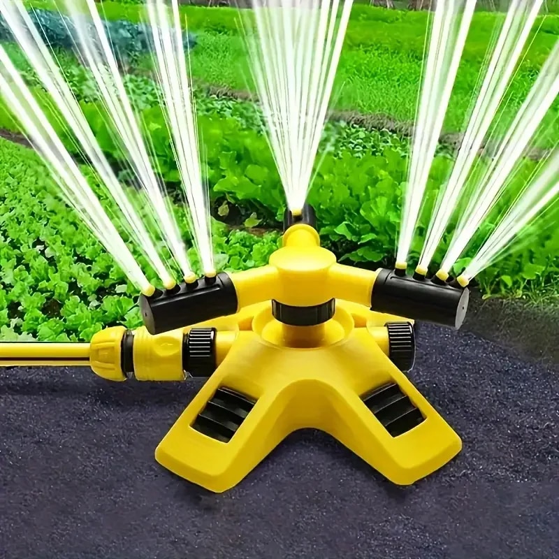 Gardening Tools Plastic - Cabeça de sprinkler giratória automática de