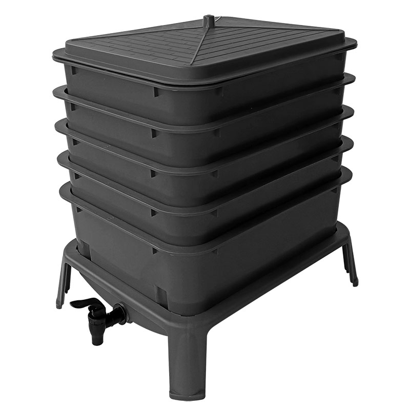Compost Bin - Compostor de minhocas de 50L e