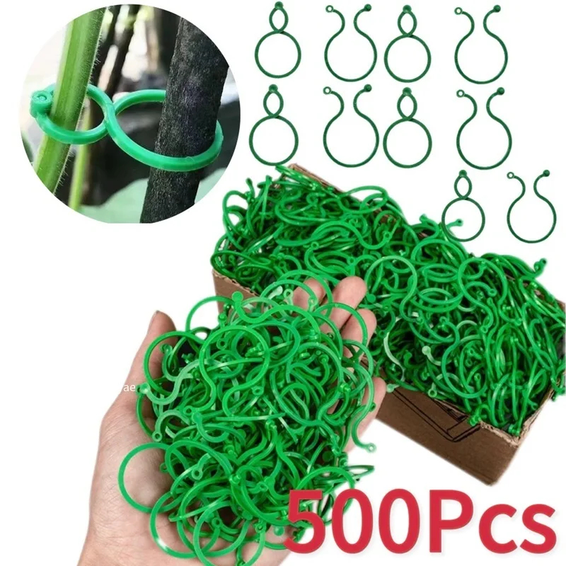 Gardening Tools Bundle - Clipes de Plástico para Amarrar Plantas