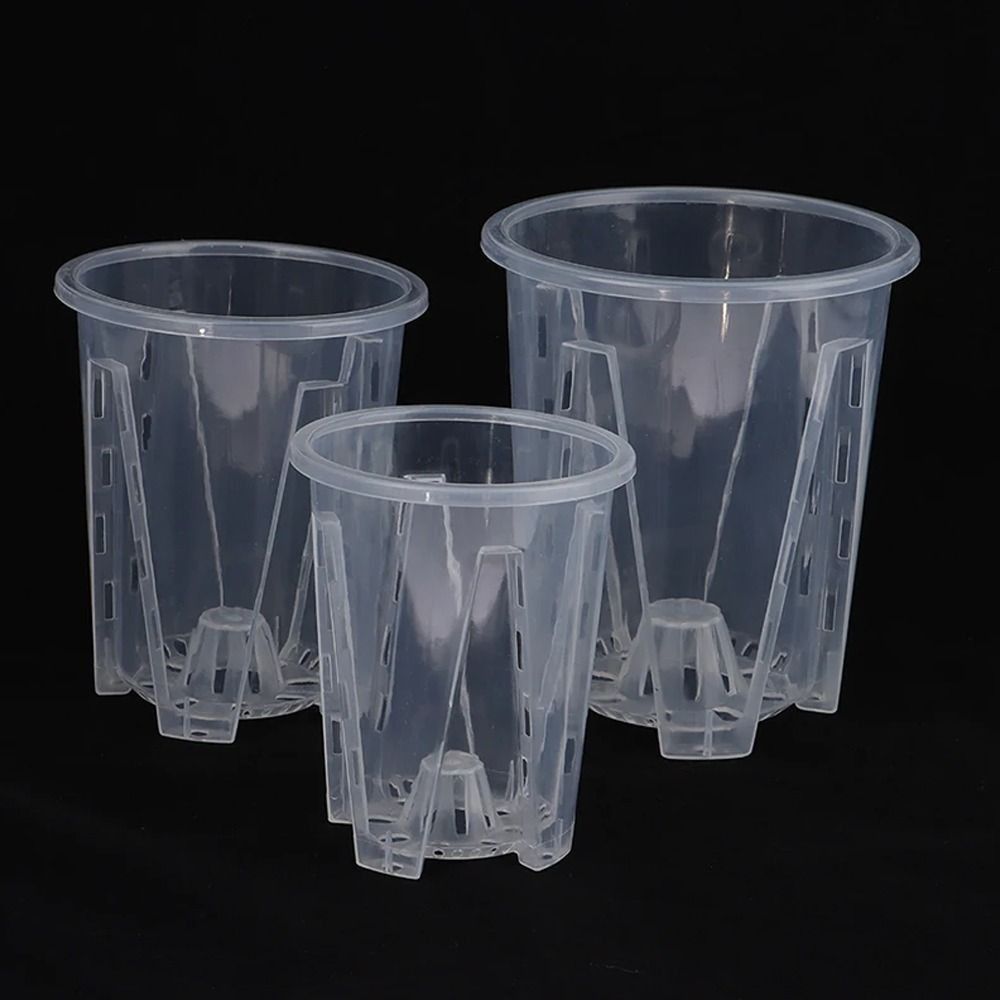 Gardening Tools Wholesale - Vasos plásticos transparentes da orquídea com