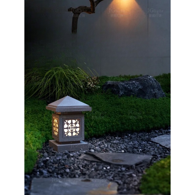 Lanterna de pedra chinesa ao a - Gardening Tools B&M avaliação e preço