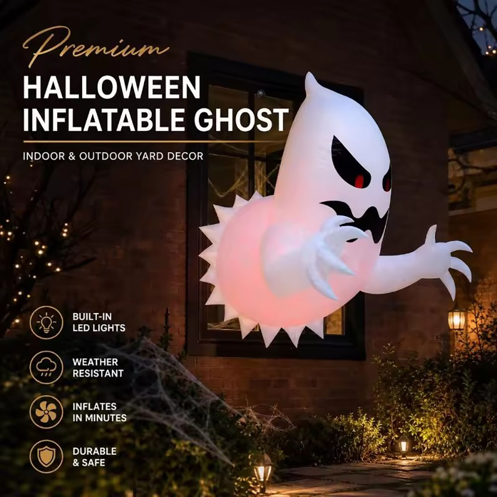 Fantasma Inflável de Halloween - Gardening Tools Cartoon avaliação e preço