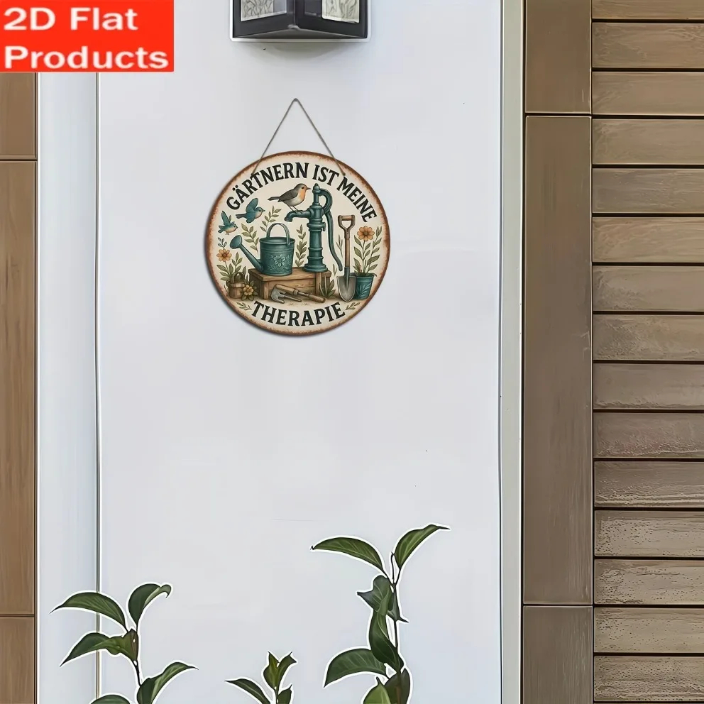Placa Decorativa 2D: 1 Placa V - Gardening Tools German avaliação e preço