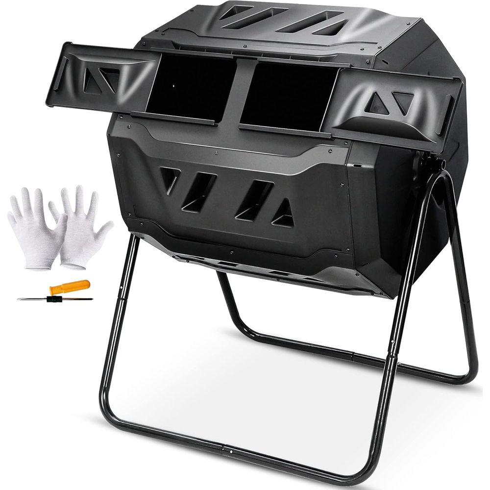Composteira Rotativa de 43 Gal - Compost Bin avaliação e preço