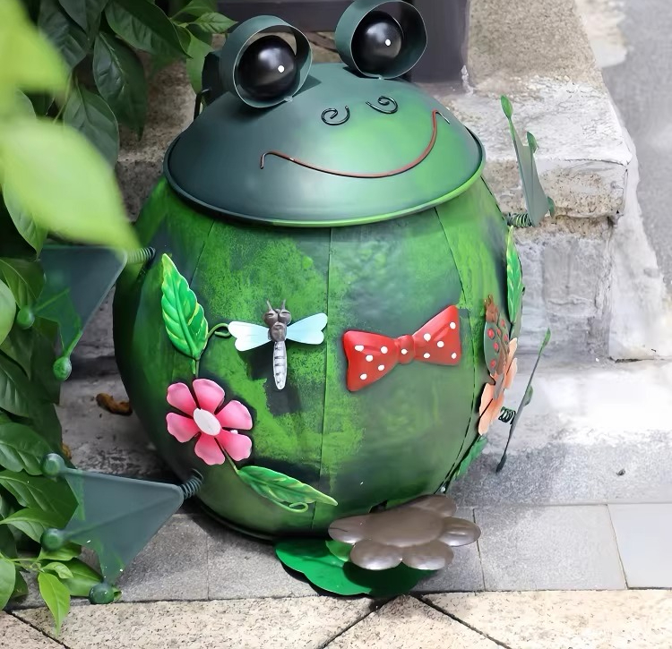 Lixeira de ferro forjado para  - Gardening Tools Cartoon avaliação e preço