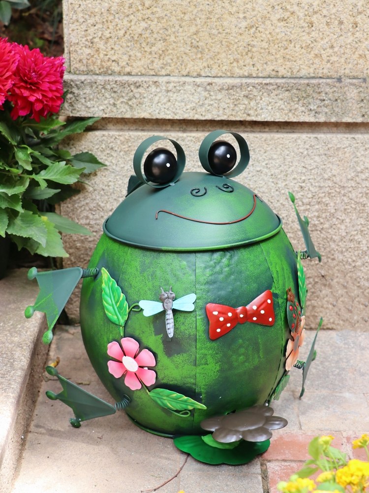 Lixeira de ferro forjado para  - Gardening Tools Cartoon avaliação e preço