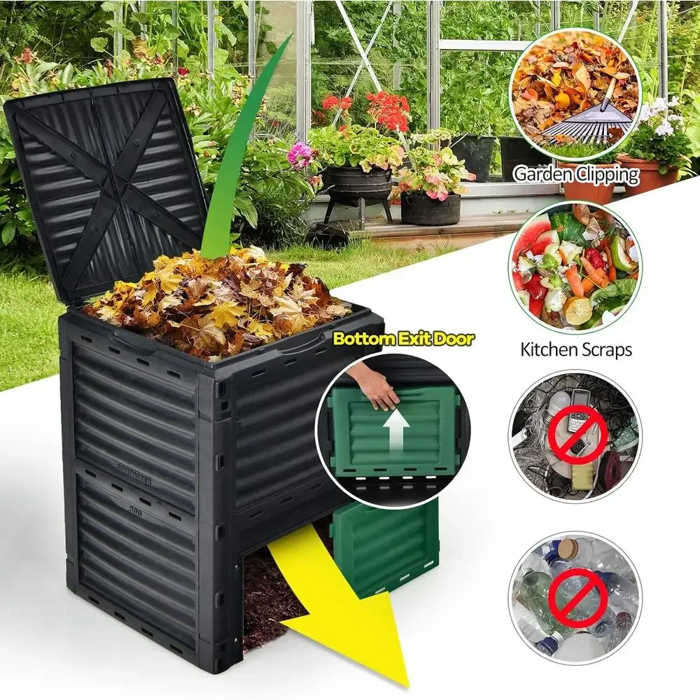Composteira Externa de 80 Galõ - Compost Bin avaliação e preço
