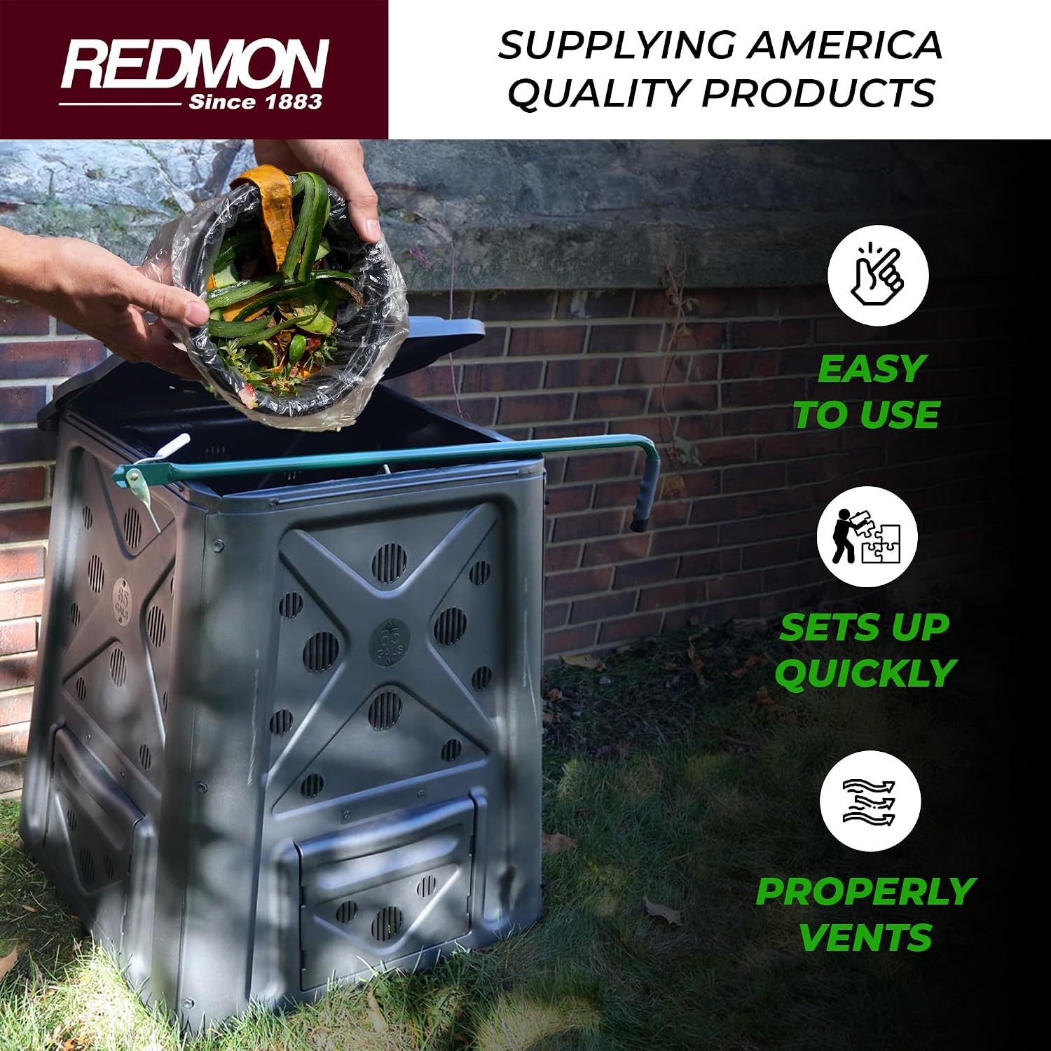 Caixa de Compostagem para Exte - Compost Bin avaliação e preço