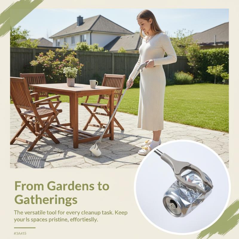 Coletor de Lixo Dobrável com G - Gardening Tools For Seniors avaliação e preço